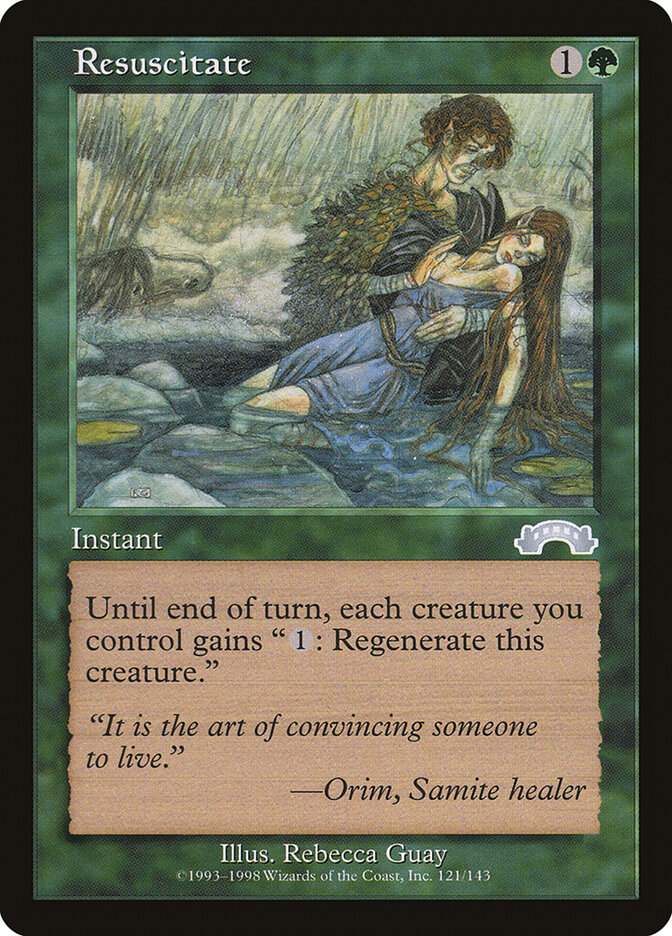 Resuscitate card front