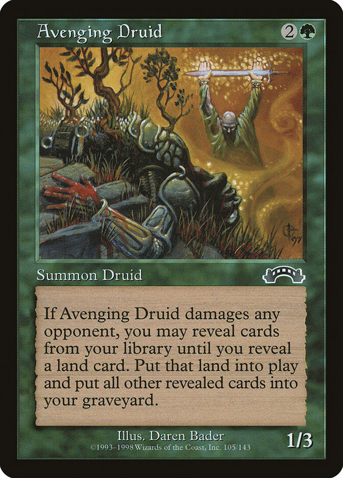 Avenging Druid card front