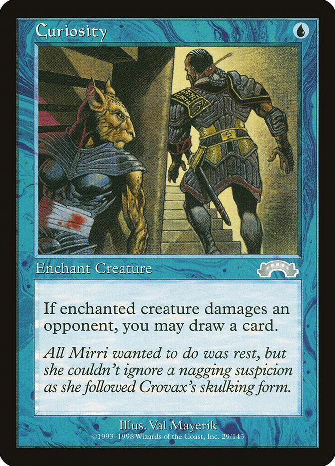 Curiosity card front