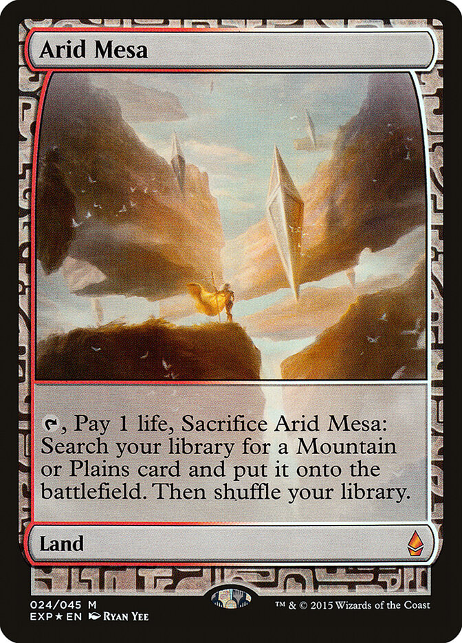 Arid Mesa card front
