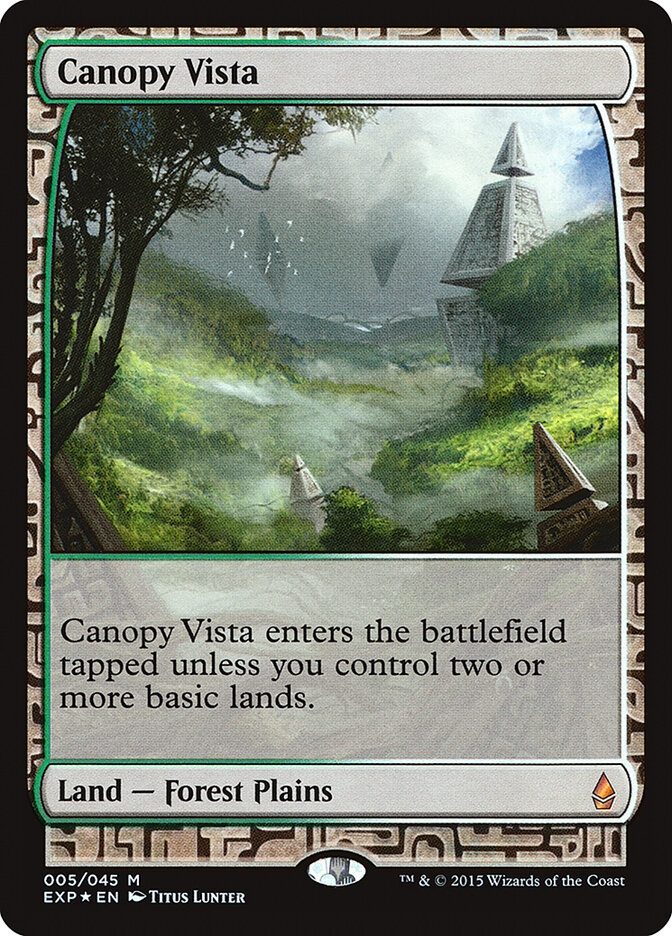 Canopy Vista card front
