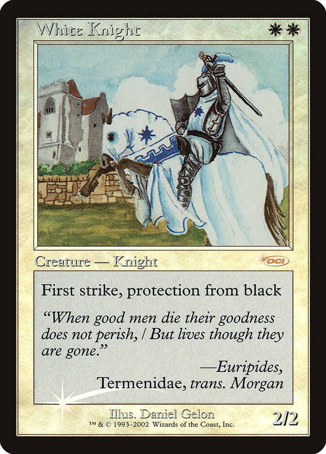 White Knight card front