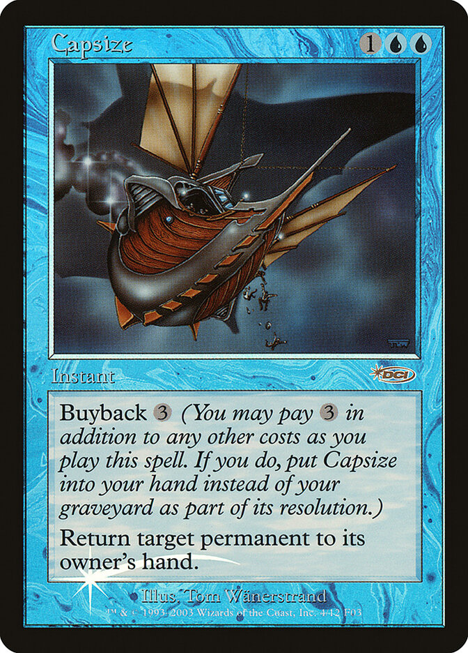 Capsize card front