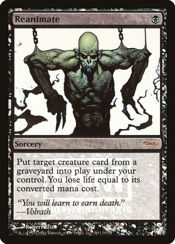 Reanimate card front