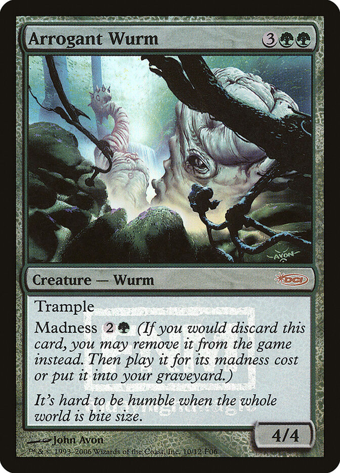 Arrogant Wurm card front