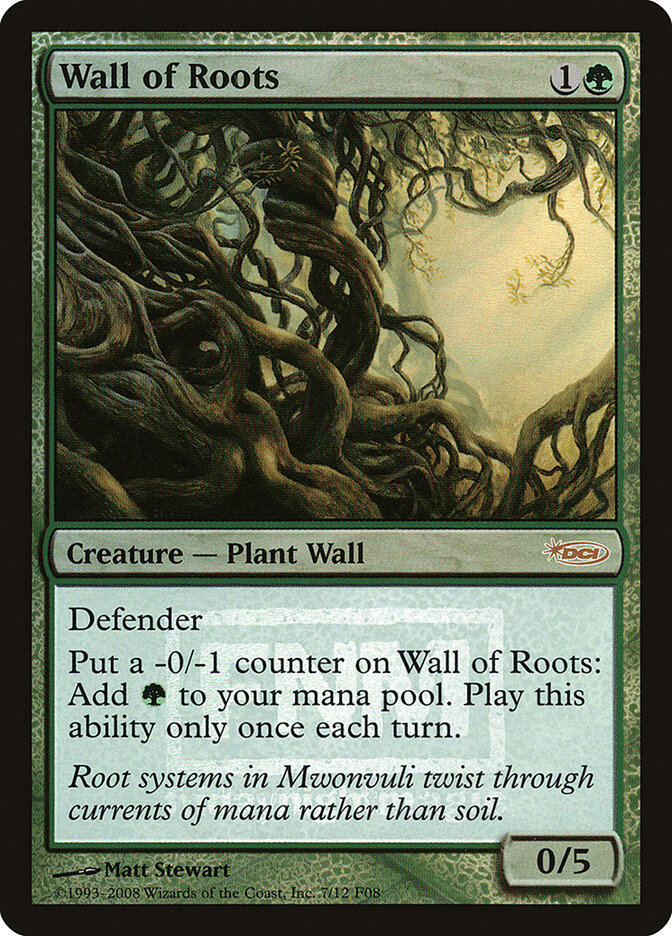 Wall of Roots card front