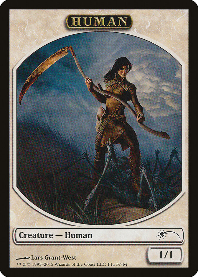 Human card front