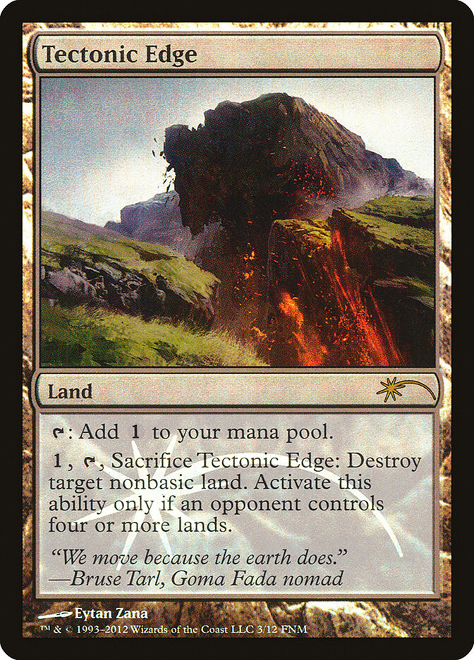 Tectonic Edge card front