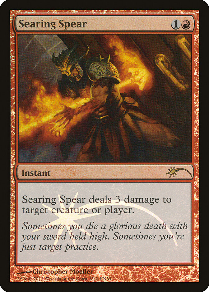Searing Spear card front