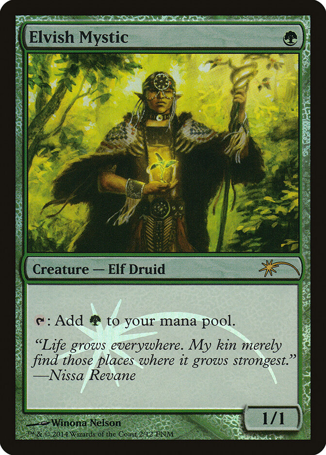 Elvish Mystic card front