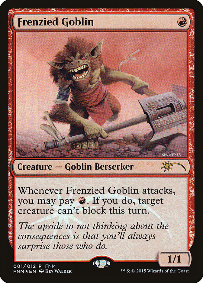 Frenzied Goblin card front