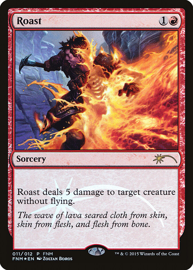 Roast card front