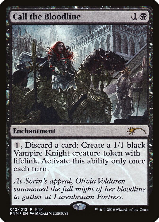 Call the Bloodline card front