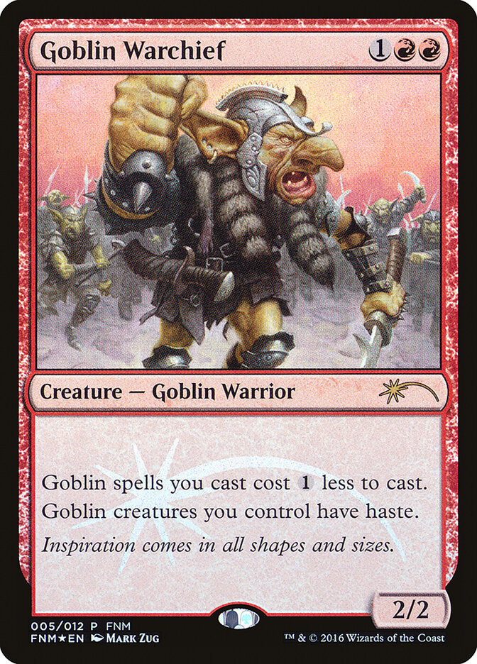 Goblin Warchief card front