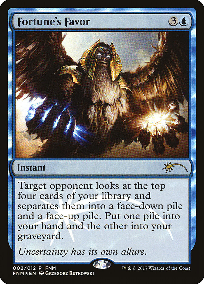 Fortune's Favor card front