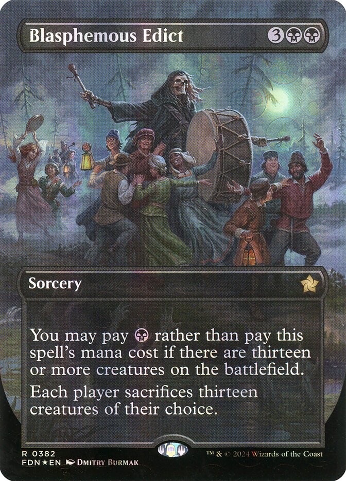 Blasphemous Edict card front
