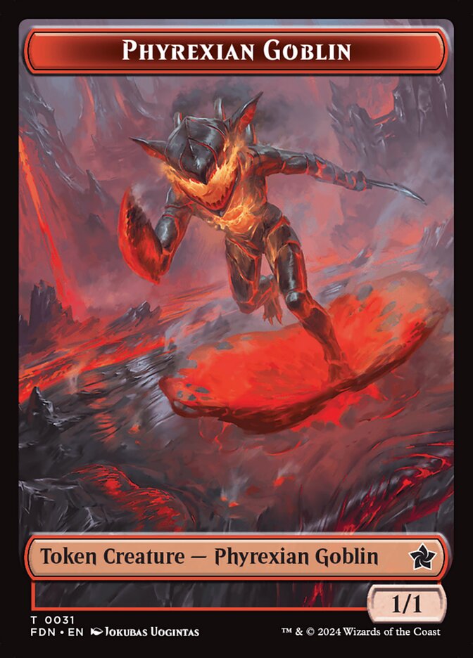 Phyrexian Goblin card front
