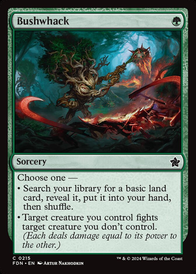 Bushwhack card front