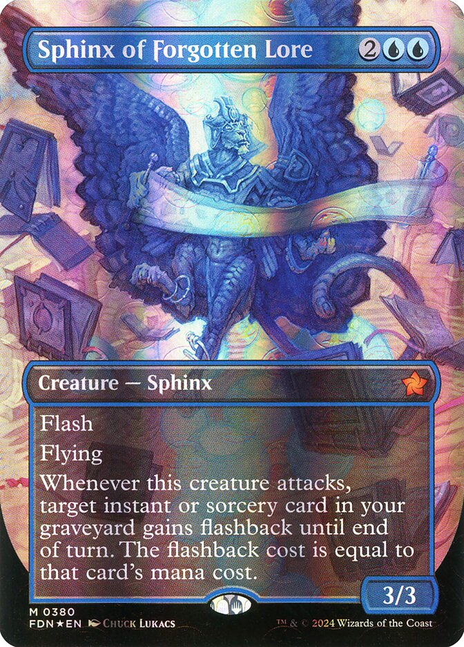 Sphinx of Forgotten Lore card front