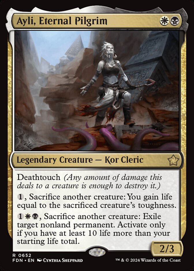 Ayli, Eternal Pilgrim card front