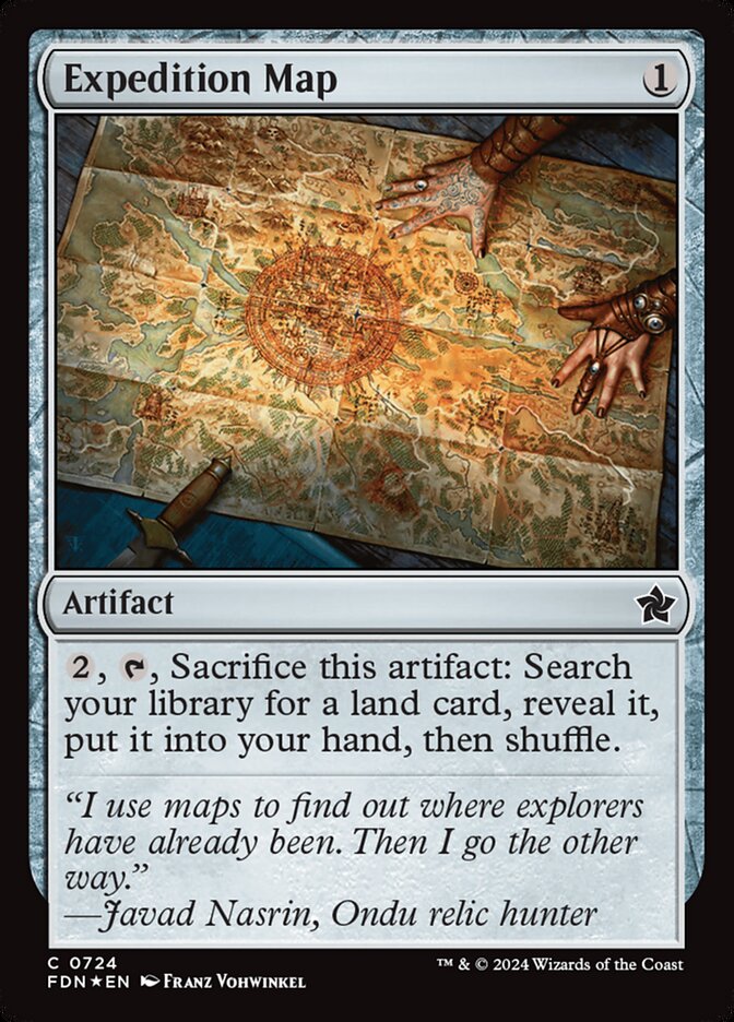 Expedition Map card front