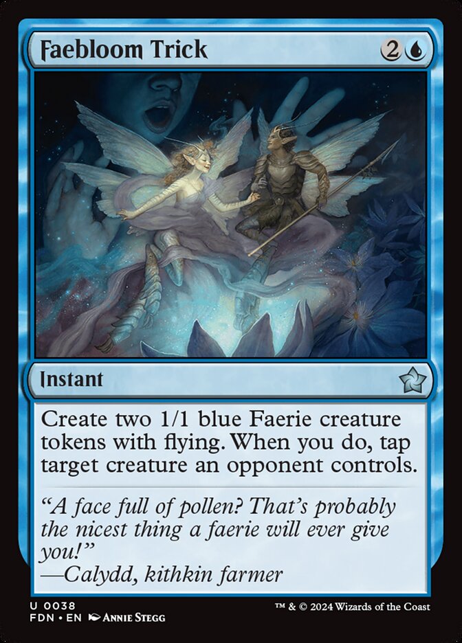 Faebloom Trick card front