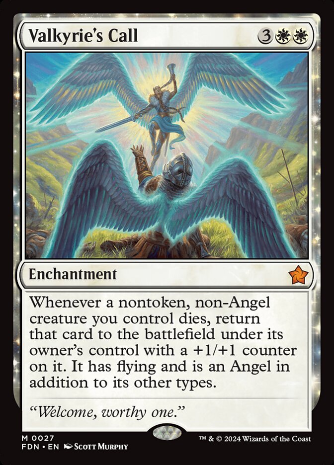 Valkyrie's Call card front