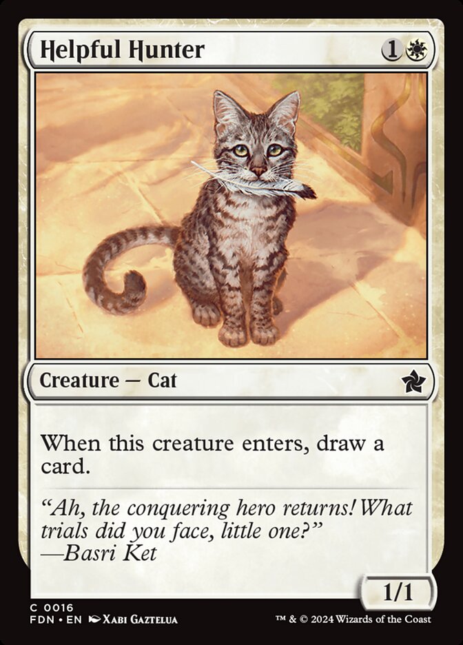 Helpful Hunter card front