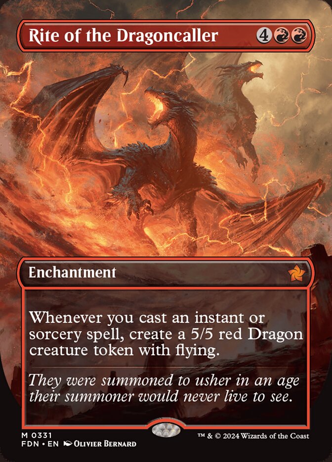 Rite of the Dragoncaller card front