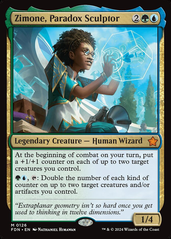 Zimone, Paradox Sculptor card front
