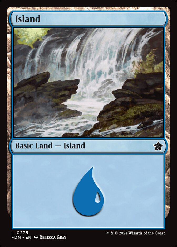 Island card front