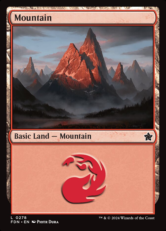 Mountain card front