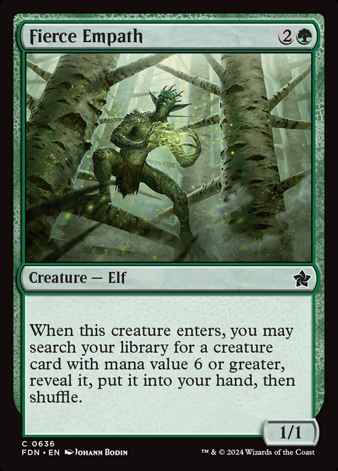 Fierce Empath card front