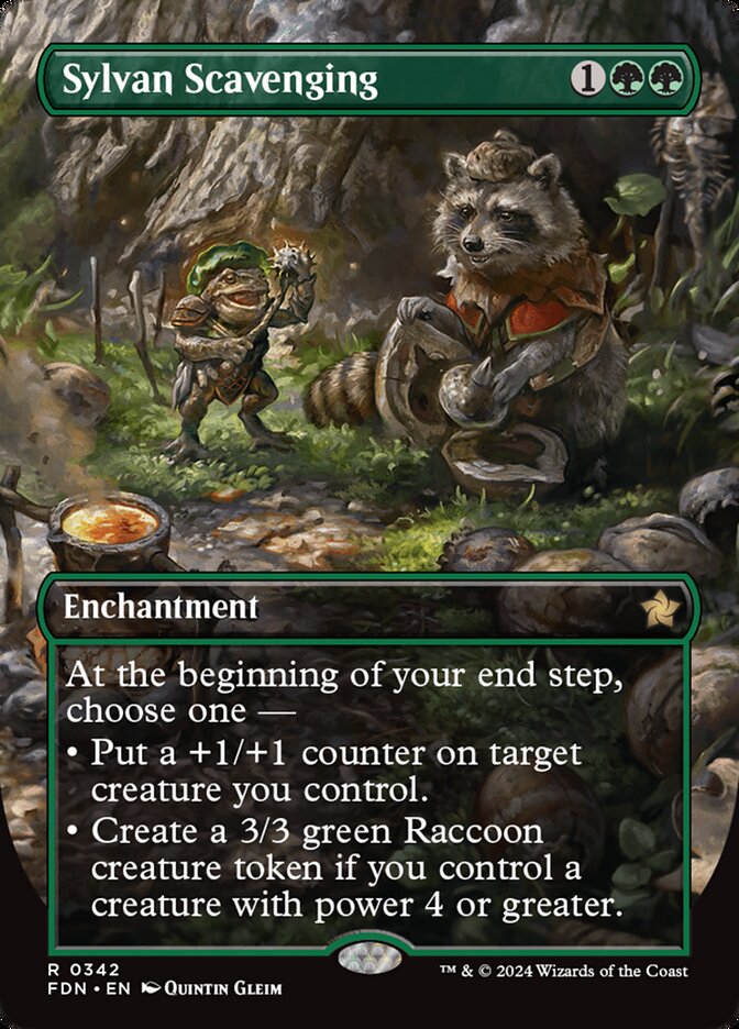 Sylvan Scavenging card front