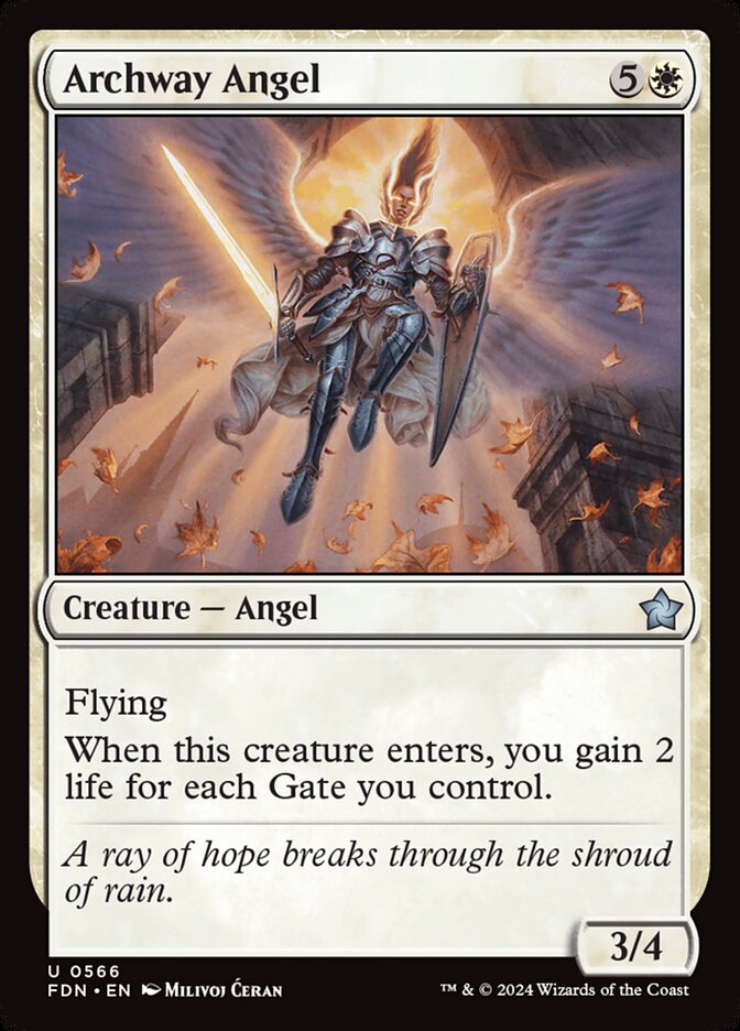 Archway Angel card front
