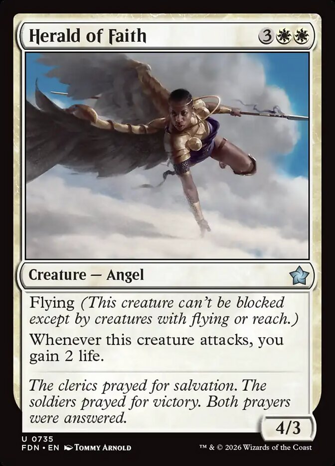 Herald of Faith card front
