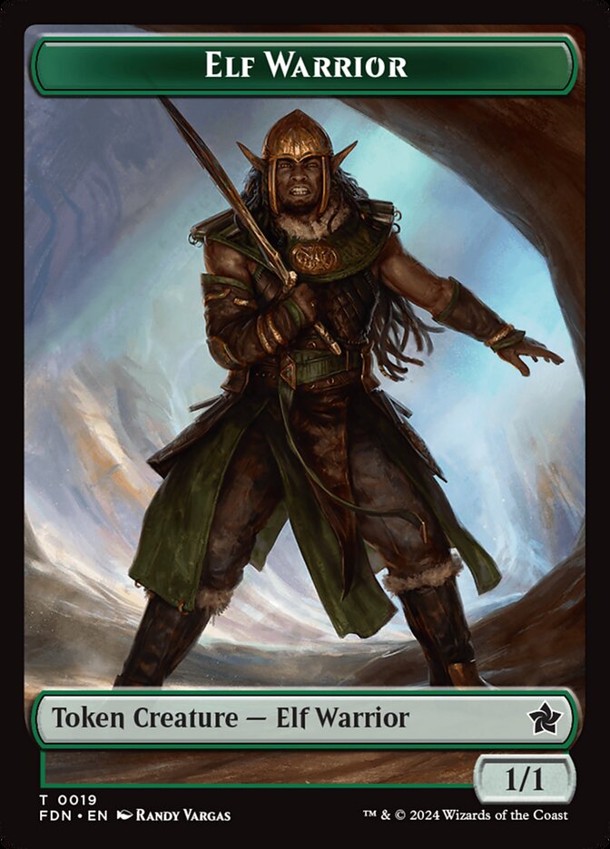 Elf Warrior card front