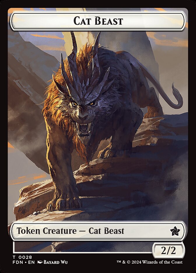 Cat Beast card front