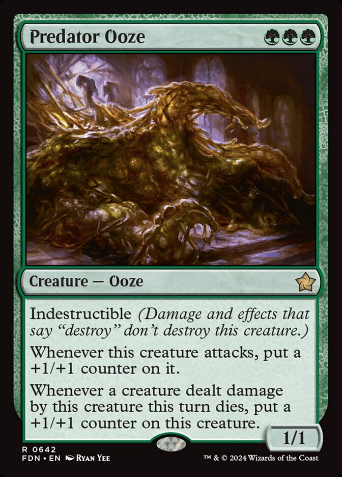 Predator Ooze card front