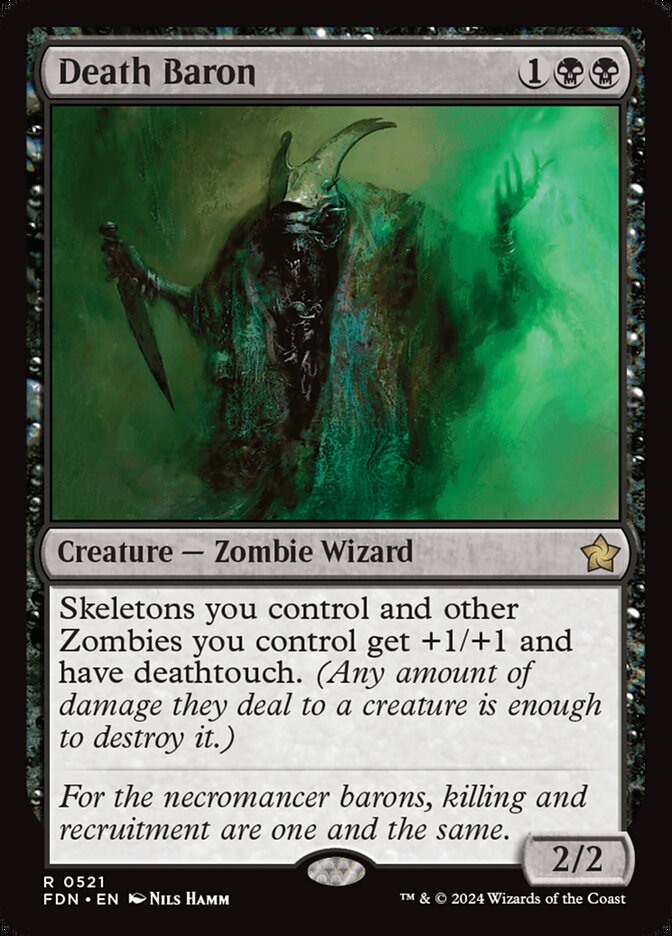 Death Baron card front