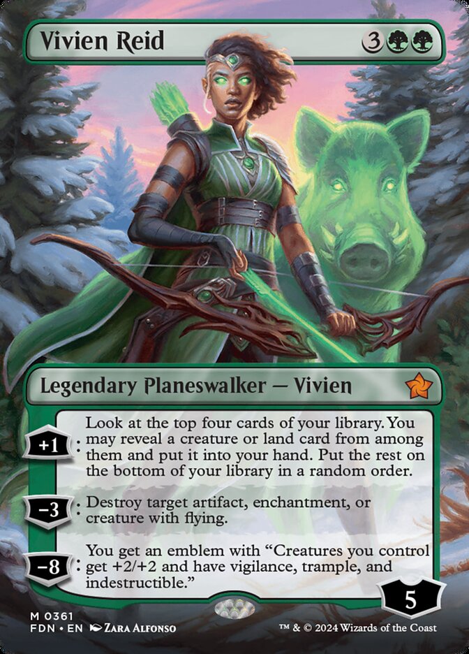 Vivien Reid card front
