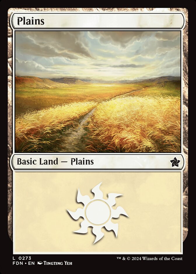 Plains card front