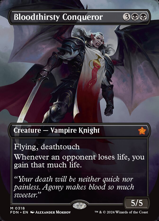 Bloodthirsty Conqueror card front