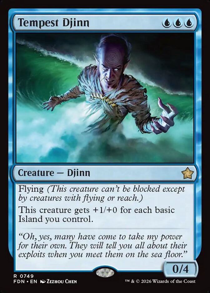 Tempest Djinn card front
