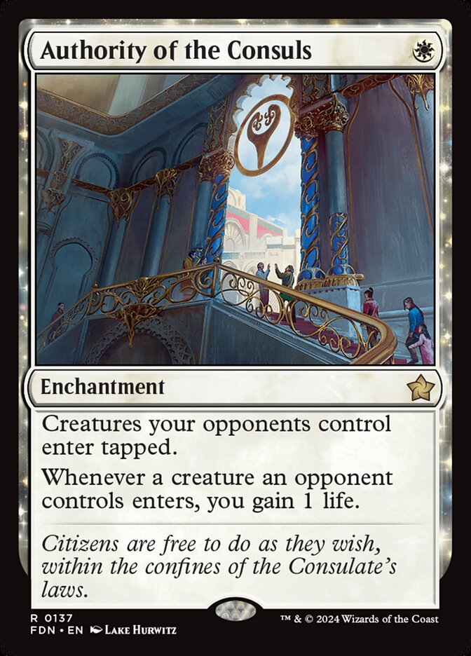 Authority of the Consuls card front