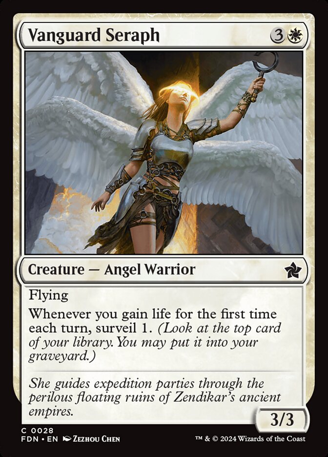 Vanguard Seraph card front