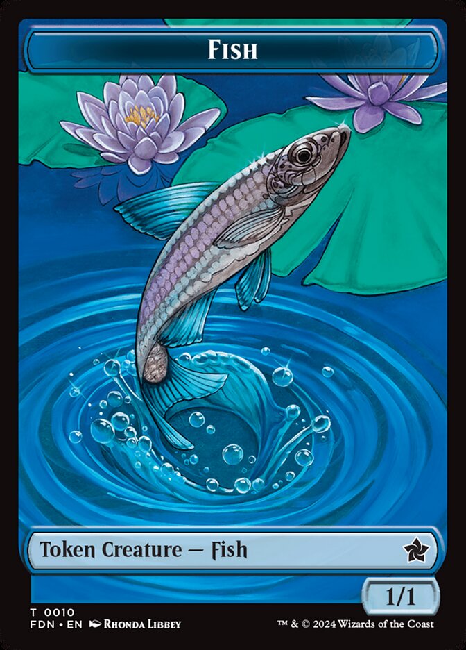 Fish card front