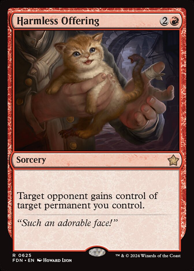 Harmless Offering card front