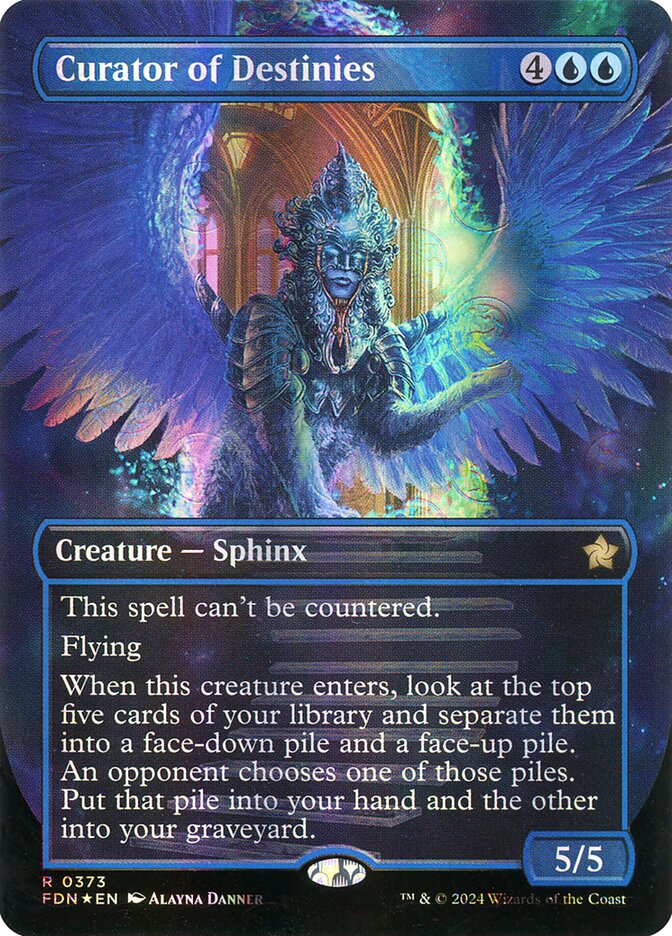 Curator of Destinies card front