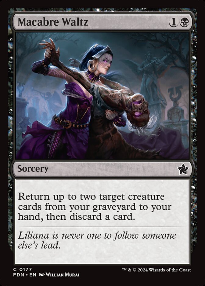 Macabre Waltz card front